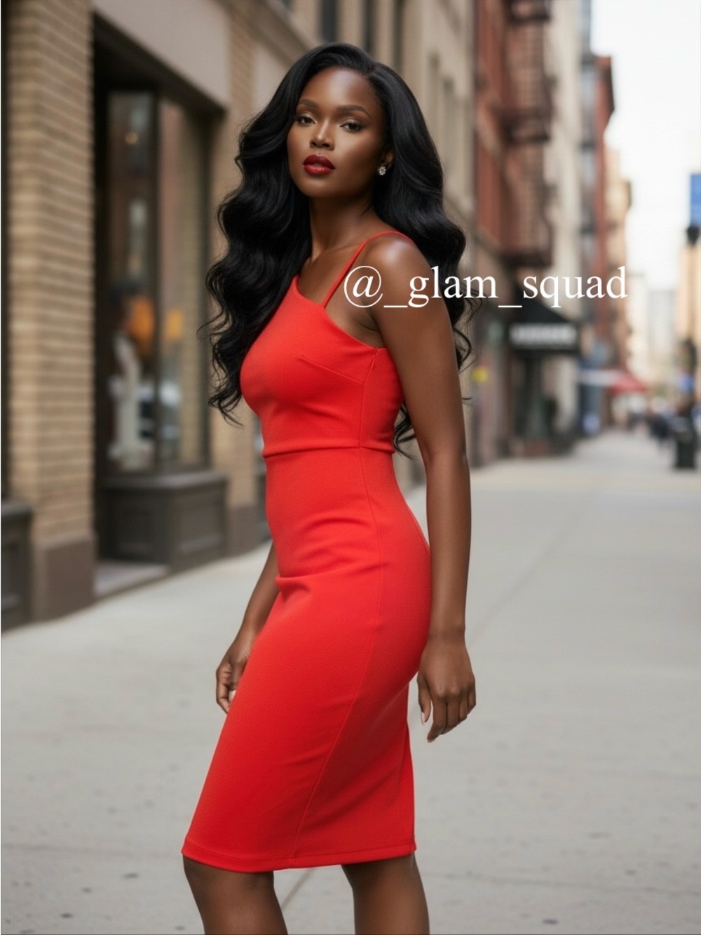 NWT Amanda Smith Spaghetti Strap Cocktail Dress - Coral Red ( 22106) - Size 12
